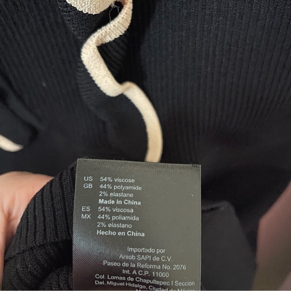 Sandro Paris Tristian Frill Ruffle Knit Dress in Size FR 36 US 4 Small - Picture 7 of 8